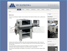 Tablet Screenshot of mechatronika.com.pl